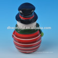 2016 new-style ceramic christmas snowman cookie jar